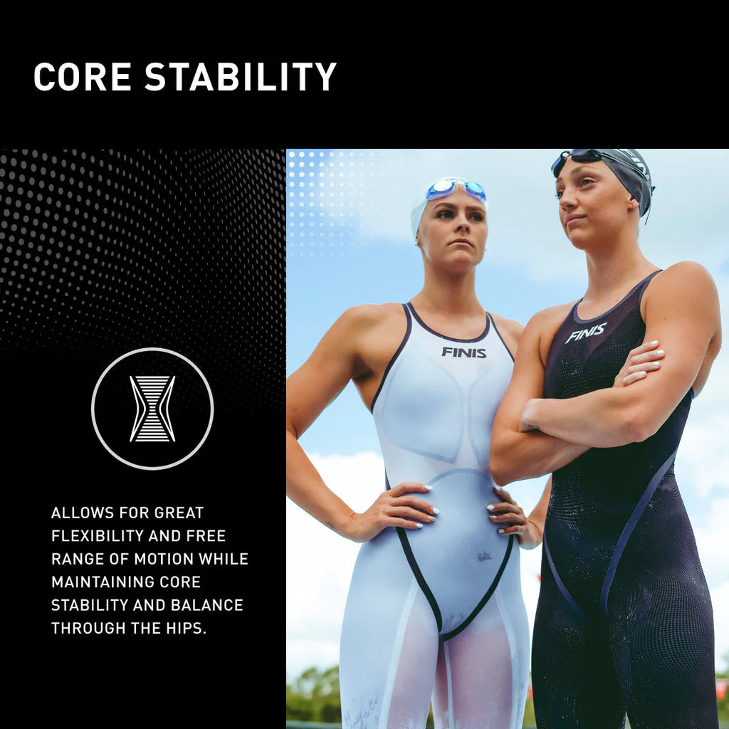 Hydrox Racing HydroX™ Closed Back White Technical Racing Suit :: FINIS Australia ...