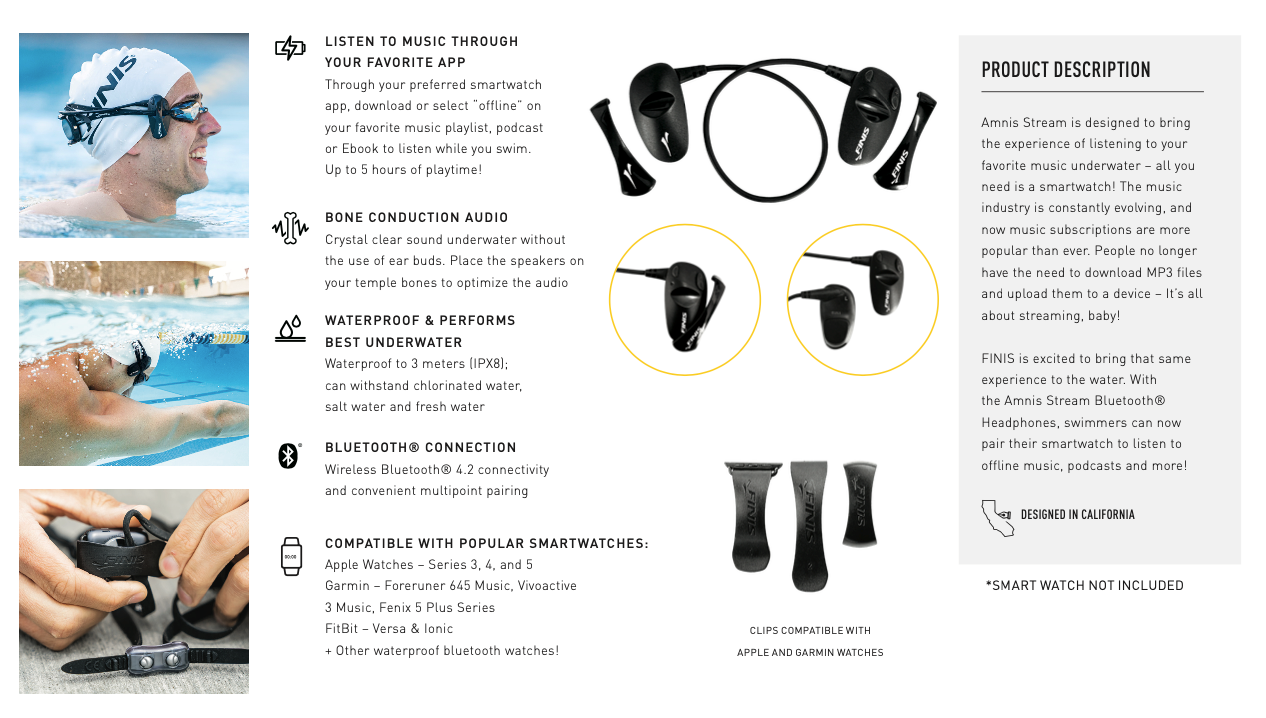 Finis bone conduction headphones hotsell
